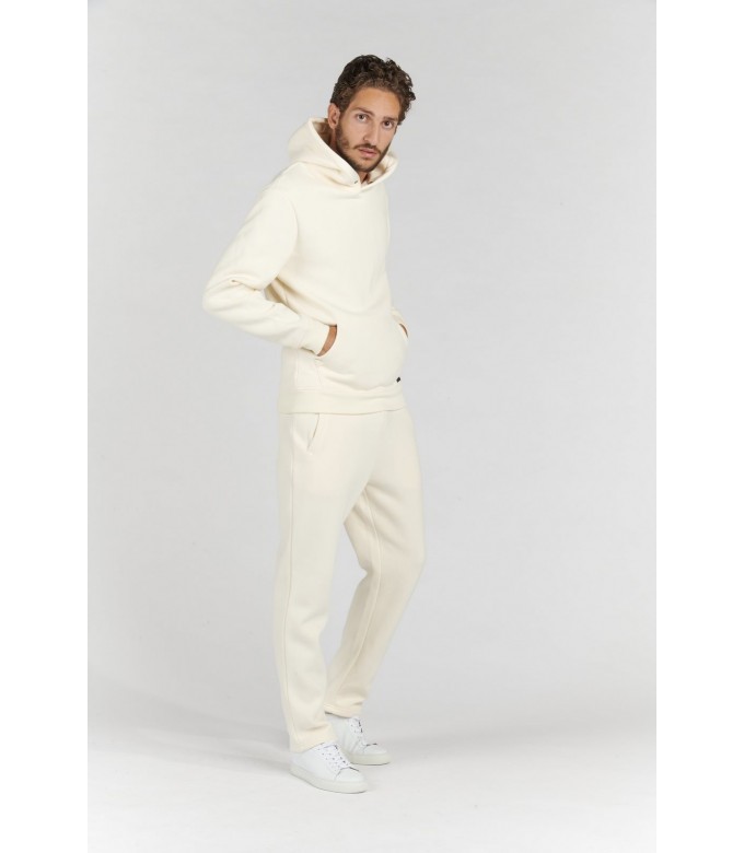 TOMY SWEAT CAPUCHE IVOIRE