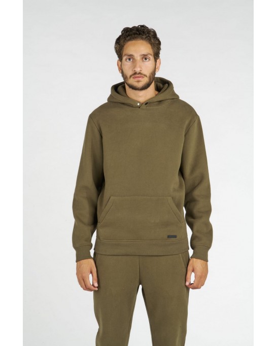 TOMY SWEAT CAPUCHE KAKI