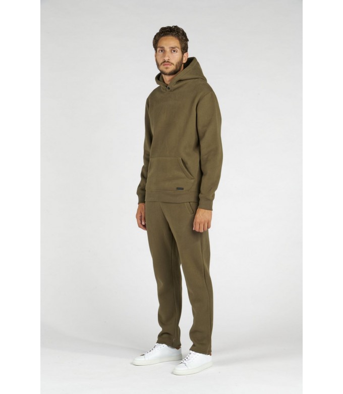TOMY SWEAT CAPUCHE KAKI