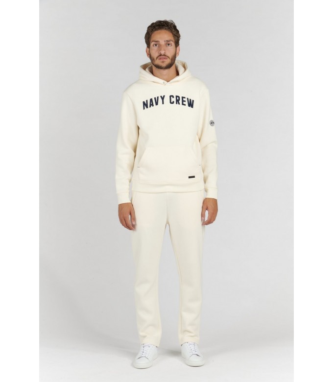 BOB SWEATSHIRT À CAPUCHE IVOIRE NAVY CREW