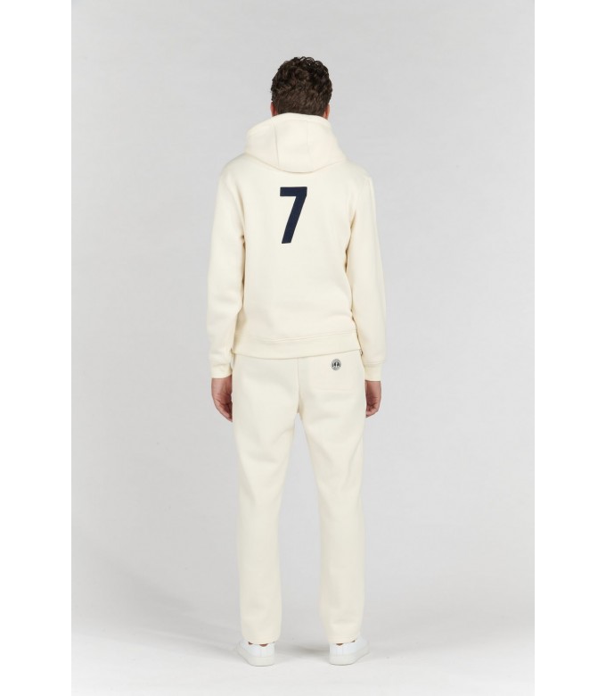 BOB SWEATSHIRT À CAPUCHE IVOIRE NAVY CREW