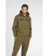 HOODED KHAKI BOB SWEATSHIRT NAVY CREW