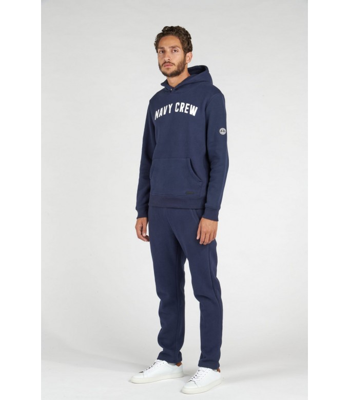 BOB SWEATSHIRT À CAPUCHE NAVY CREW