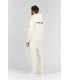 CORK ZIPPED HOODED SWEATSHIRT IVORY
