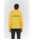 CORK ZIPPED HOODED SWEATSHIRT BANANA