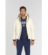 DENVER DOWN JACKET WITH HOOD IVORY