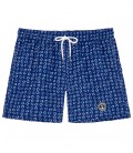 ALVARO - Indigo print swim shorts