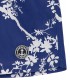 NIKO - Short de bain imprimé fleurie indigo