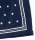 SEVILLE - Navy printed swim shorts