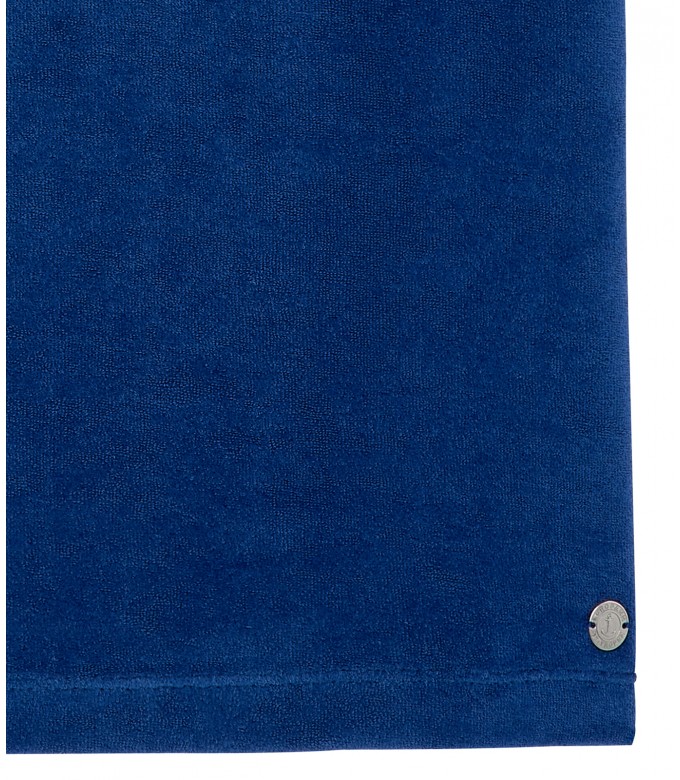 MITCH - Polo éponge indigo