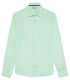 DIVA - Plain linen shirt aqua