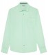 DIVA - Plain linen shirt aqua