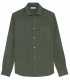 DIVA - Plain linen shirt bronze