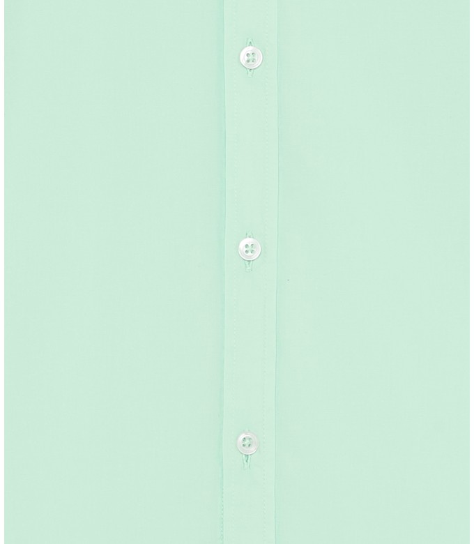 VARDY - Chemise unie voile de coton aqua