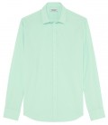 VARDY - Chemise unie voile de coton aqua