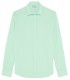 VARDY - Casual aqua cotton voile shirt