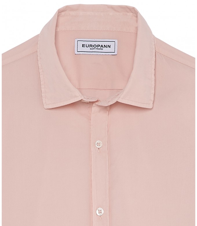 VARDY - Casual pale cotton voile shirt