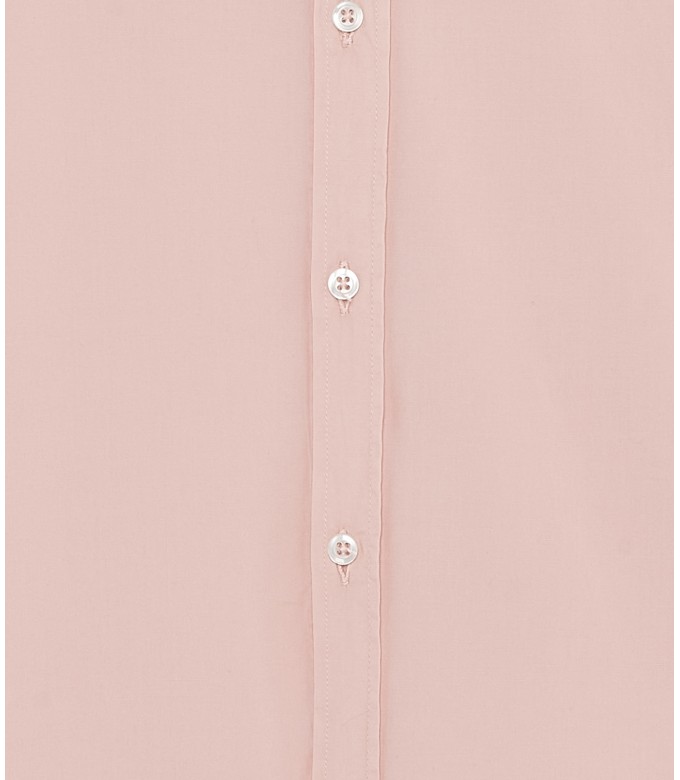 VARDY - Casual pale cotton voile shirt