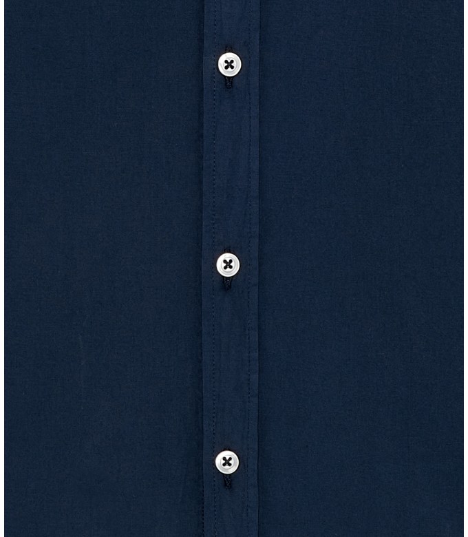 VARDY - Casual cotton voile shirt navy blue