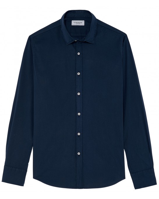 VARDY - Casual cotton voile shirt navy blue