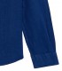 STAN - Chemise lin col mao indigo