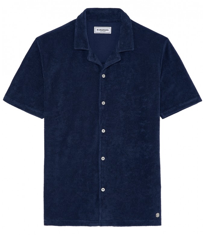 MIKA - Navy blue sponge shirt