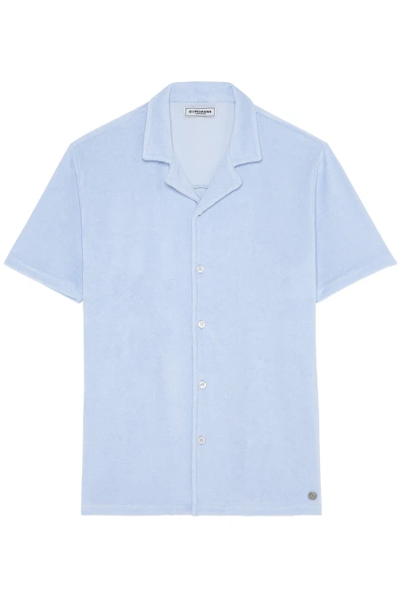 MIKA - Chemise éponge bleu ciel