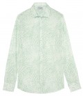 BLAISE - Camisa de algodão com estampa floral aquática