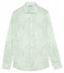 BLAISE - Aqua floral print cotton shirt