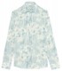 TERRY - Chemise en lin imprimé tye & diy ciel