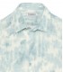 TERRY - Tye & diy sky blue print linen shirt