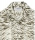 ZACO - White animal print linen shirt