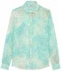 EMILIO - Original aqua print linen shirt