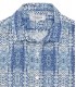 TIMY - Indigo printed linen shirt