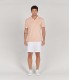 MITCH - Towelling pale polo shirt