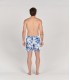 EROS - Short de bain original imprimé indigo
