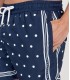 SEVILLE - Navy printed swim shorts