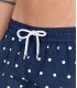 SEVILLE - Navy printed swim shorts