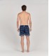 SEVILLE - Navy printed swim shorts