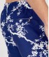 NIKO - Indigo floral print swim shorts