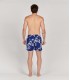 NIKO - Indigo floral print swim shorts