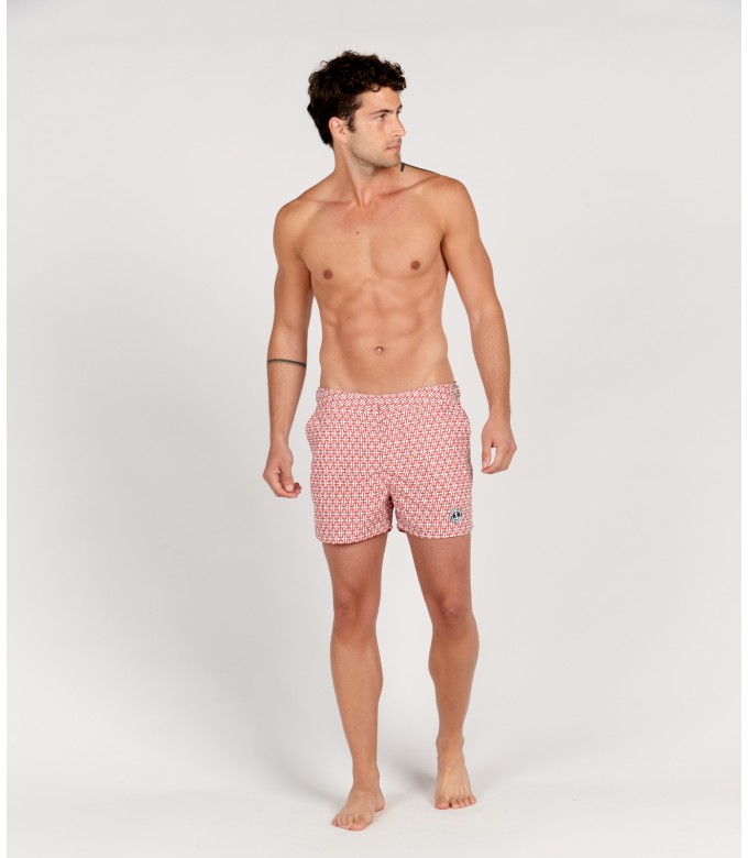 ORSO - Original lychee print swim shorts