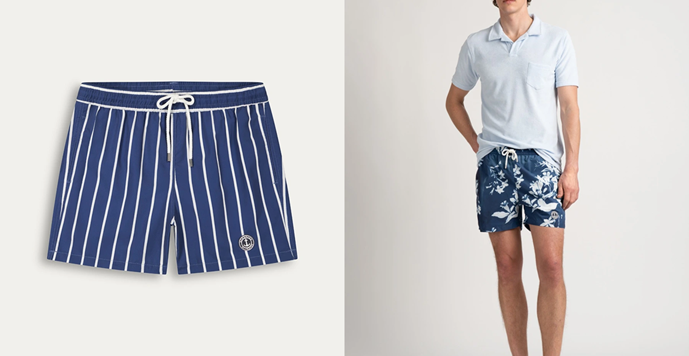 Maillot de bain Saint-Tropez : l'élégance du bleu méditerranée Europann