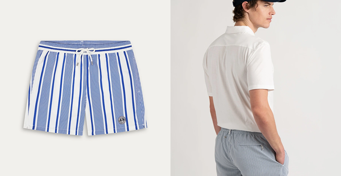 Maillot de bain Saint-Tropez : tenue de club de plage Europann